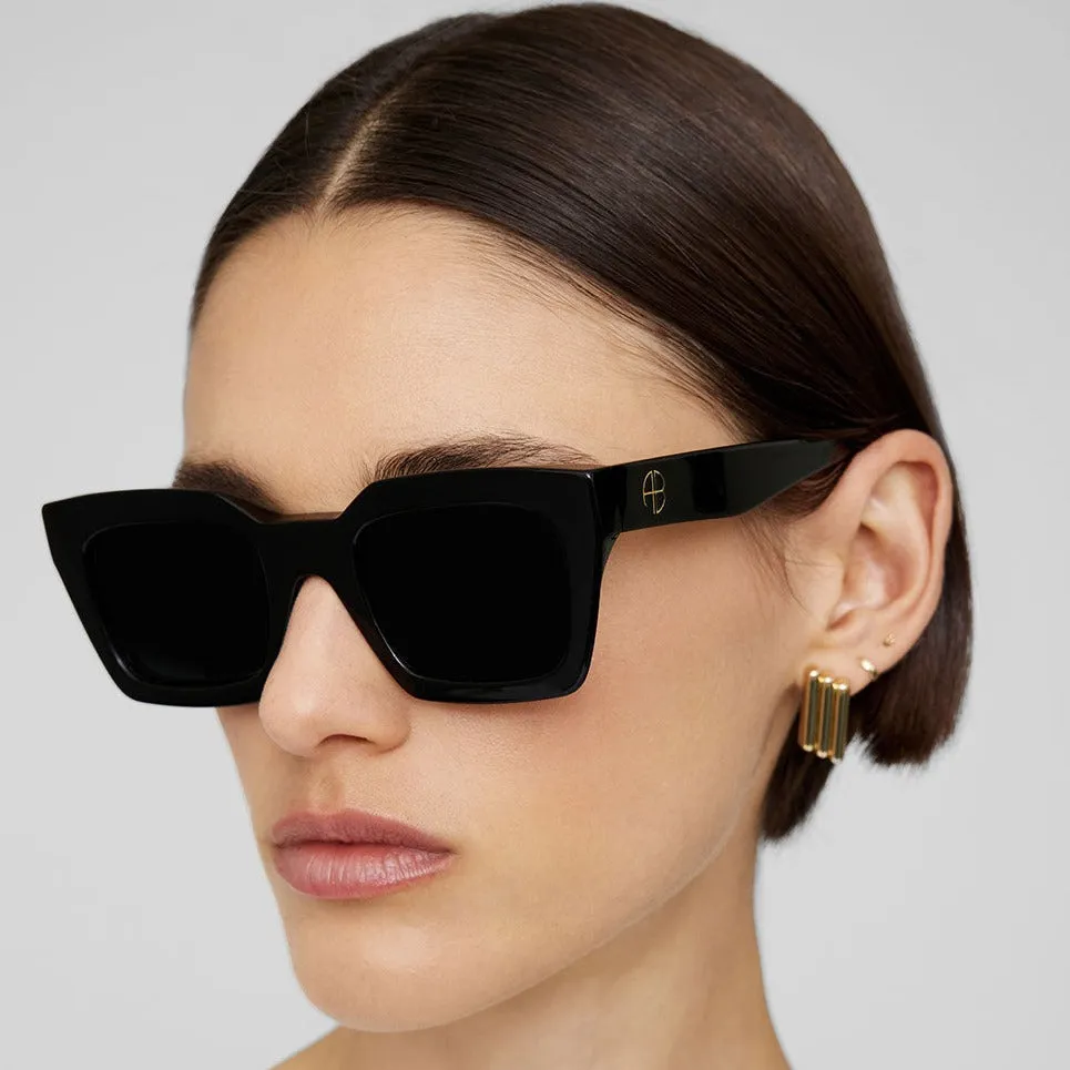 ANINE BING Indio Sunglasses Monogram | Black