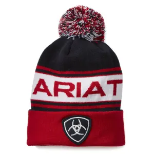 Ariat Team Beanie Navy/Red