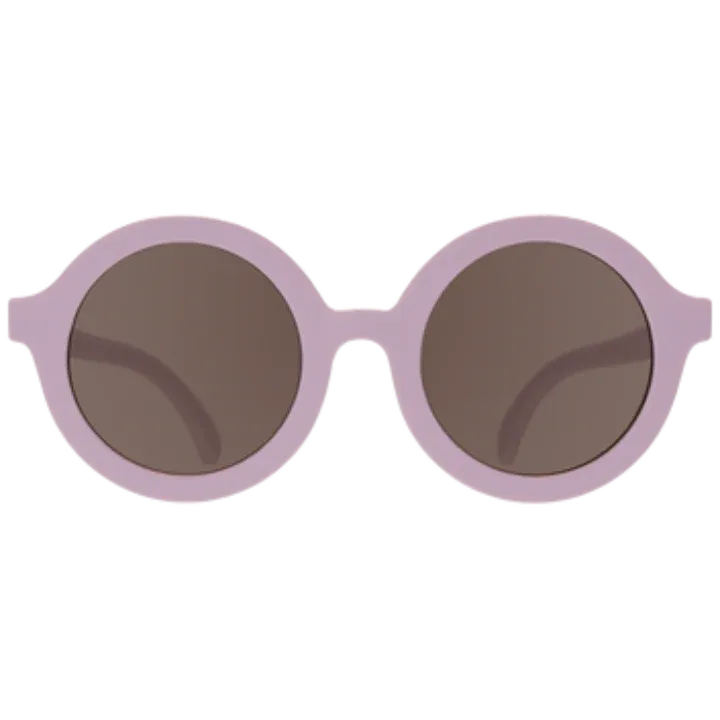 Babiators Euro Round Playfully Plum Sunglasses with Amber lens
