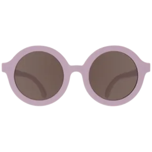 Babiators Euro Round Playfully Plum Sunglasses with Amber lens