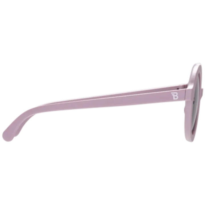 Babiators Euro Round Playfully Plum Sunglasses with Amber lens