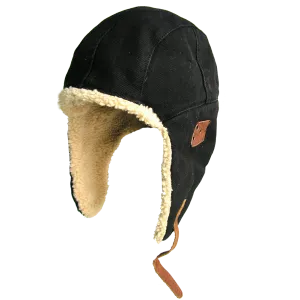 Baron Aviator Hat in Black