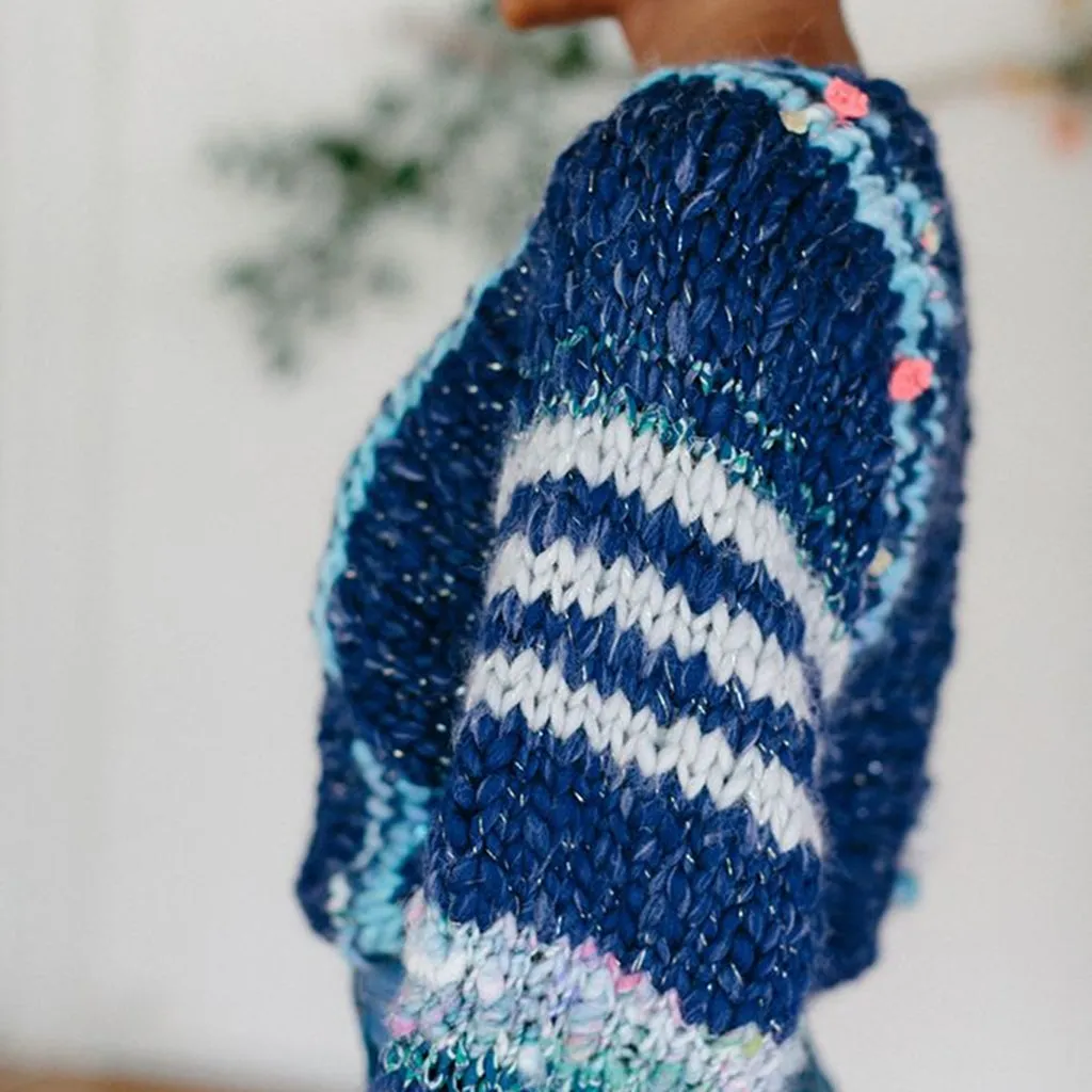Be Mine Striped Sweater Knitting Kit