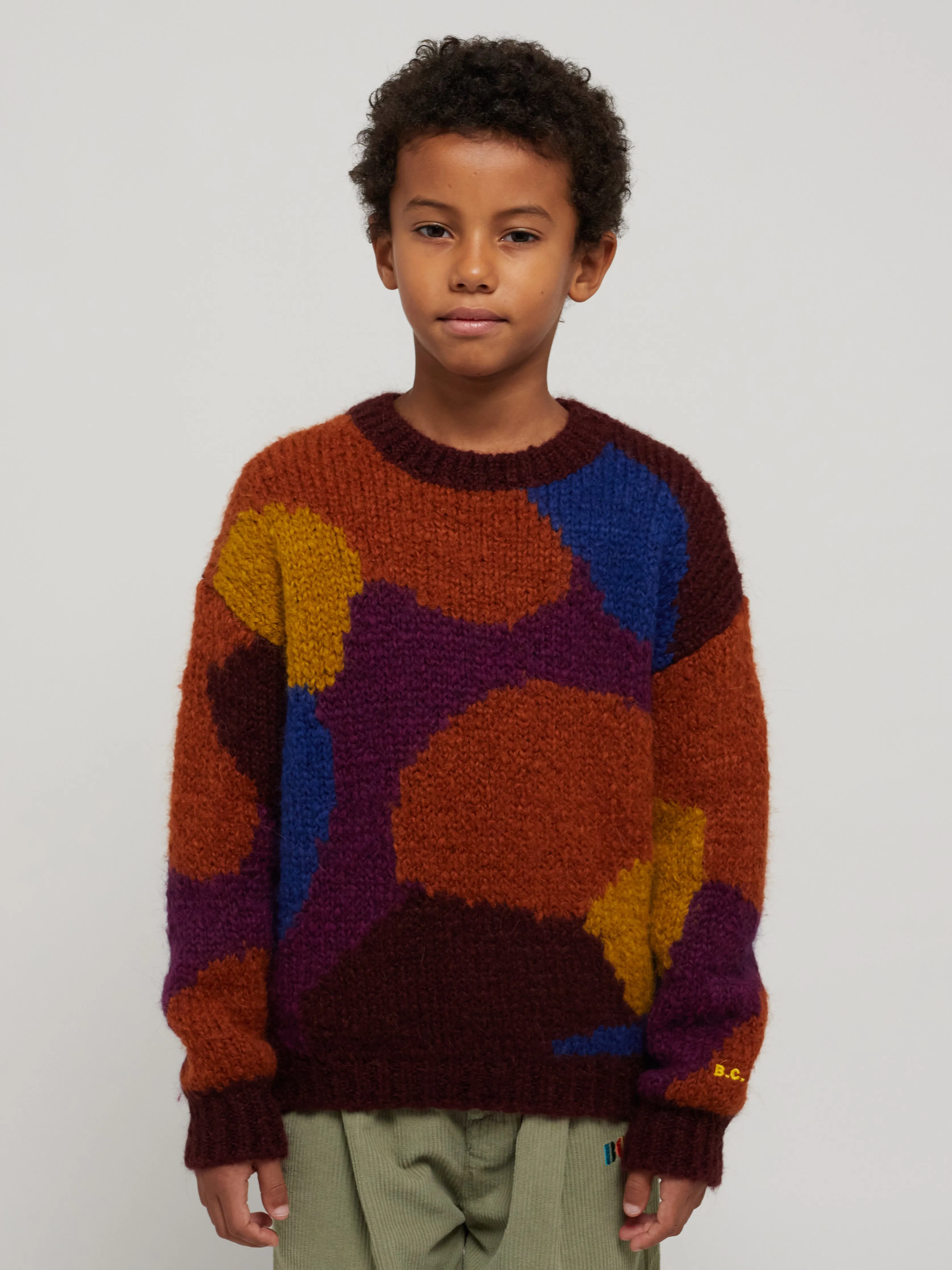 Bobo Choses Multicolor intarsia jumper