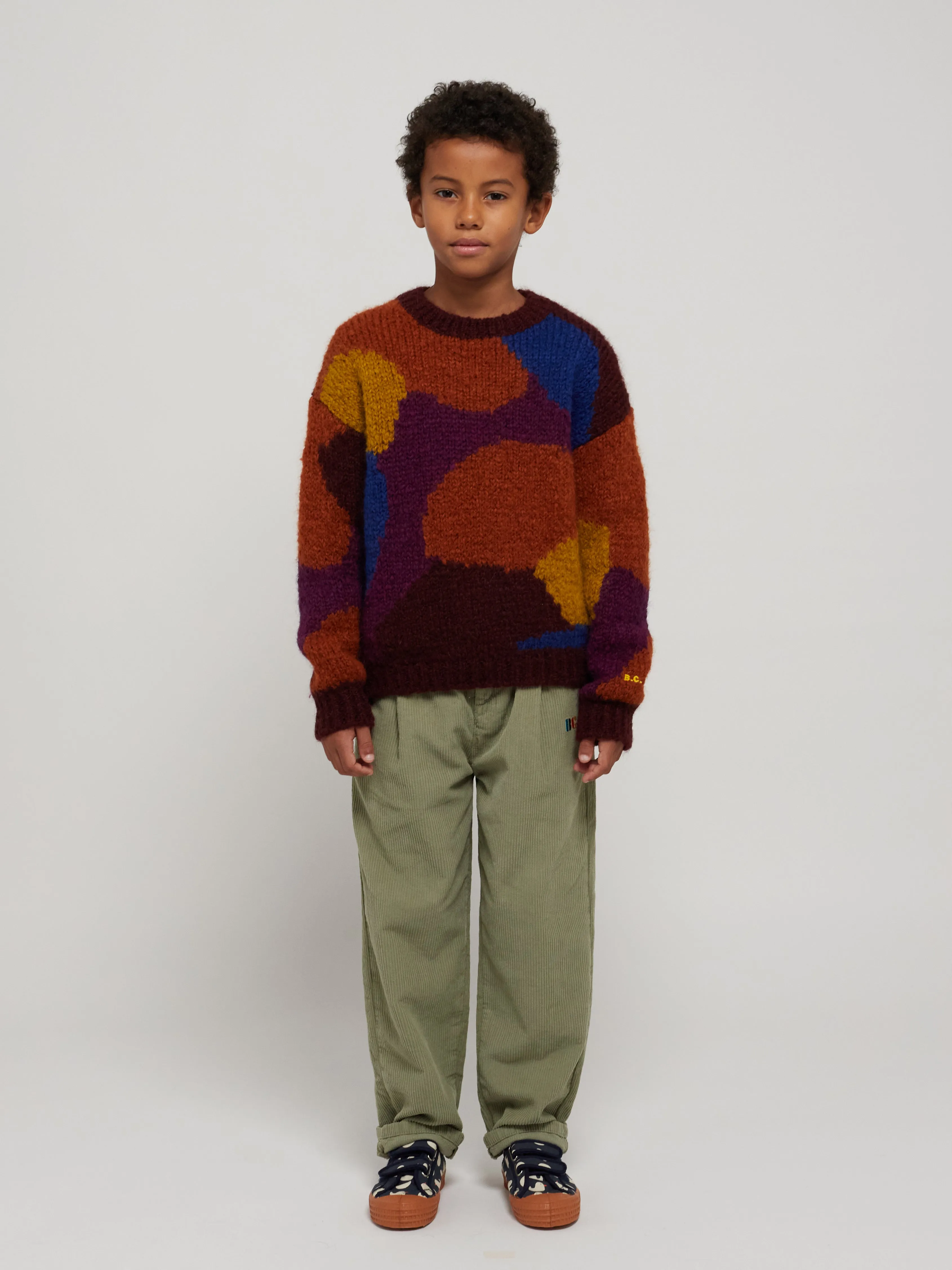 Bobo Choses Multicolor intarsia jumper