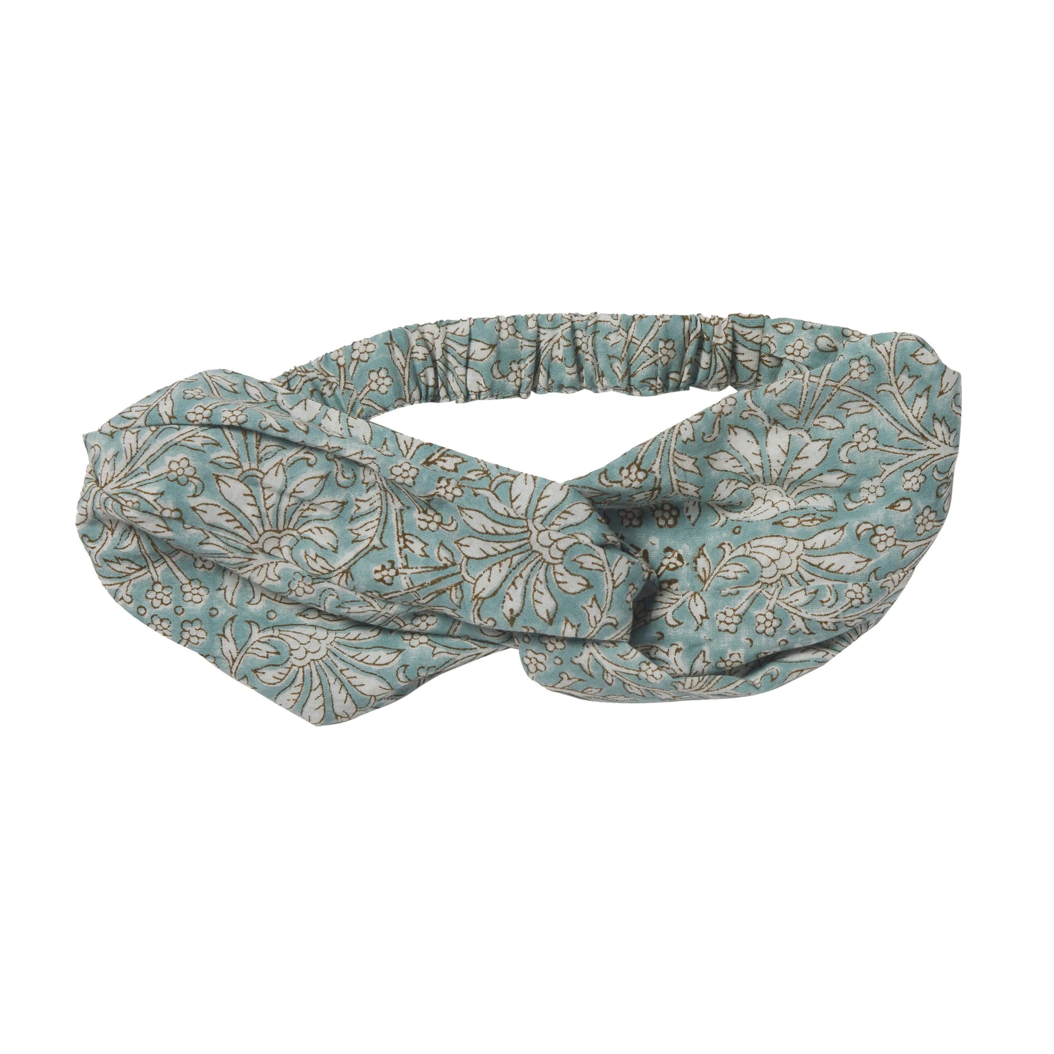 Bonheur du Jour Paris Girl Hairband Neela Blue Green Unique