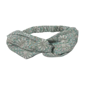 Bonheur du Jour Paris Girl Hairband Neela Blue Green Unique