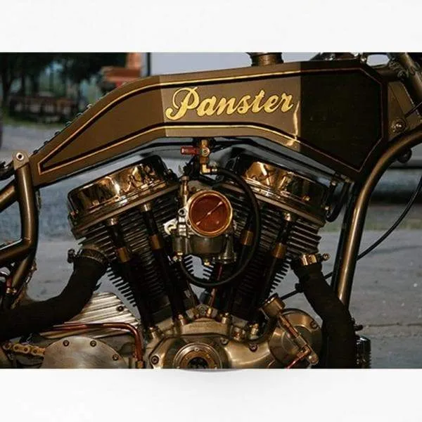 Brass Porthole Timing Cover for Sportsters and pre-Twin Cam Harleys