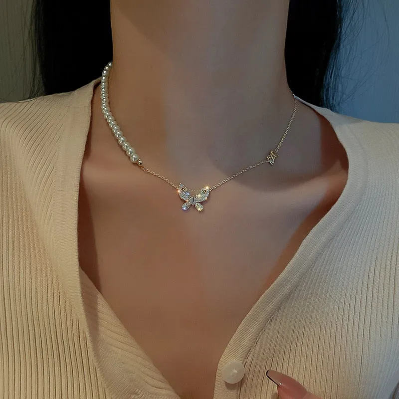 Charmed Delicate Butterfly Necklaces