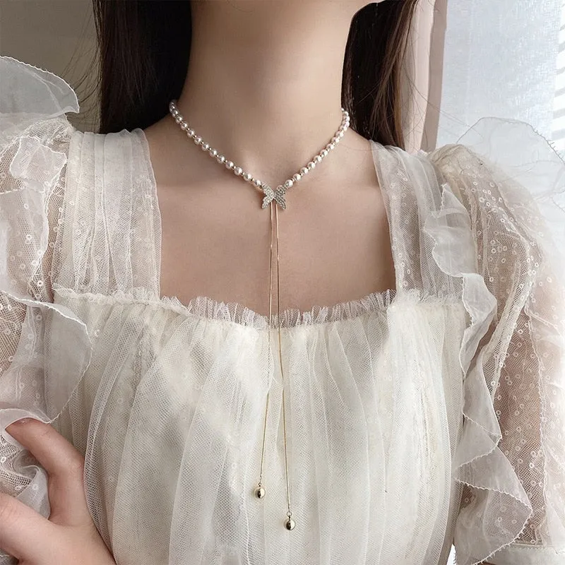 Charmed Delicate Butterfly Necklaces