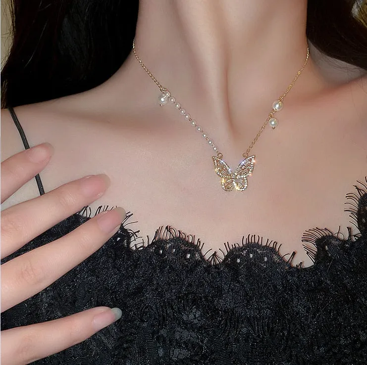 Charmed Delicate Butterfly Necklaces
