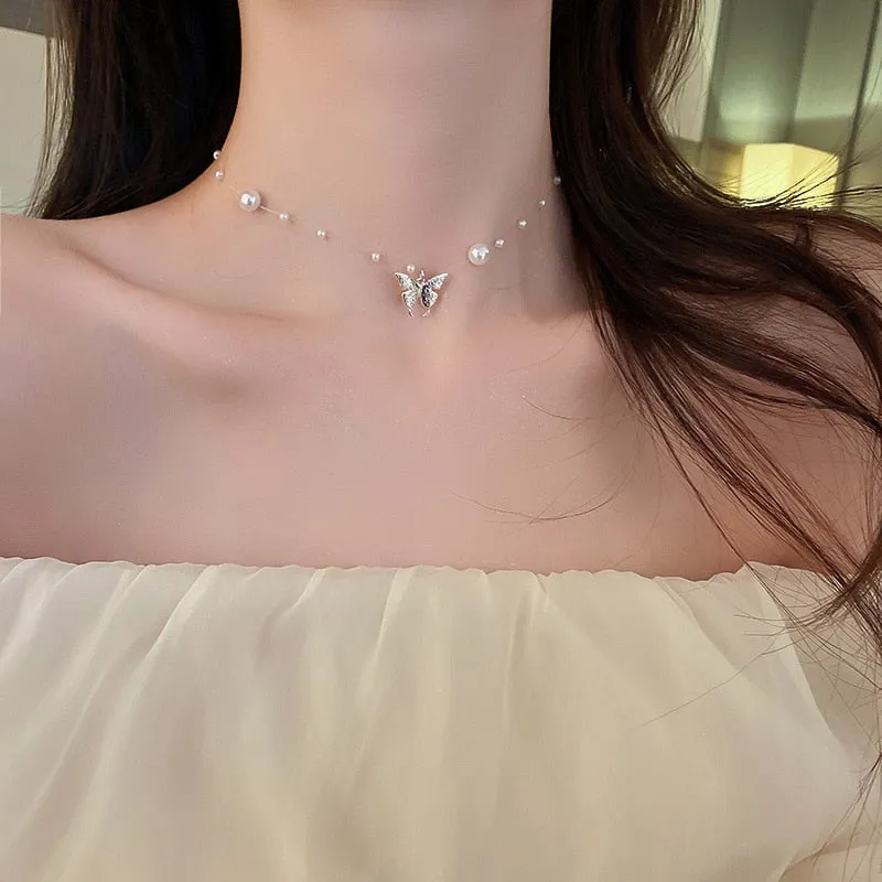 Charmed Delicate Butterfly Necklaces