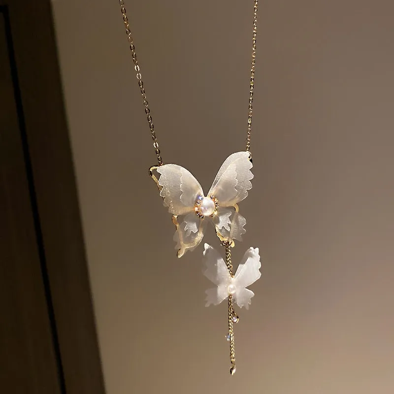 Charmed Delicate Butterfly Necklaces