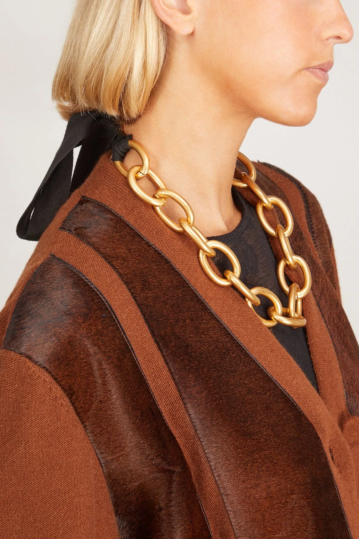 Chunky Chain Necklace in Gold