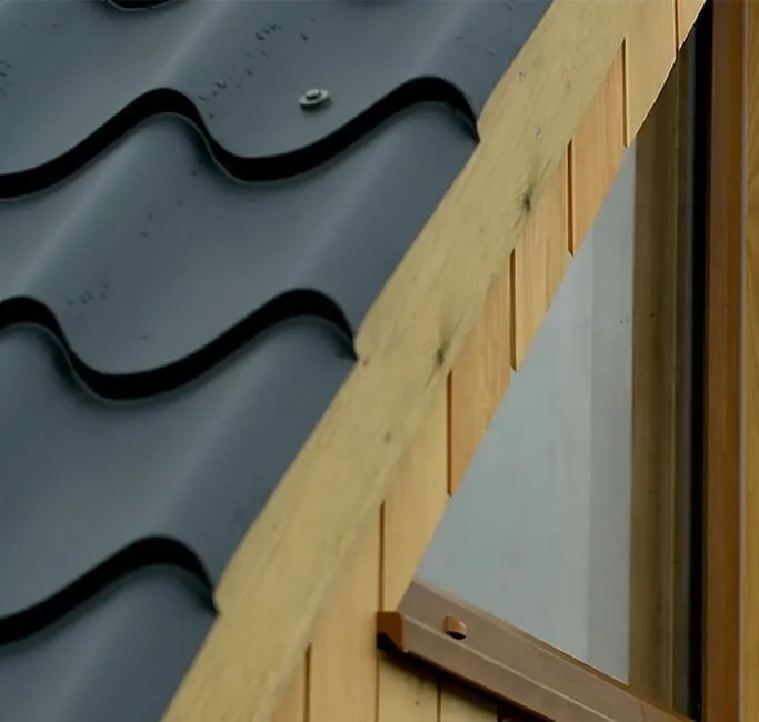 Cladco 41/1000 Tile Form 0.6 Thick Mica Coated Tile Effect Roof Sheet - Graphite Grey
