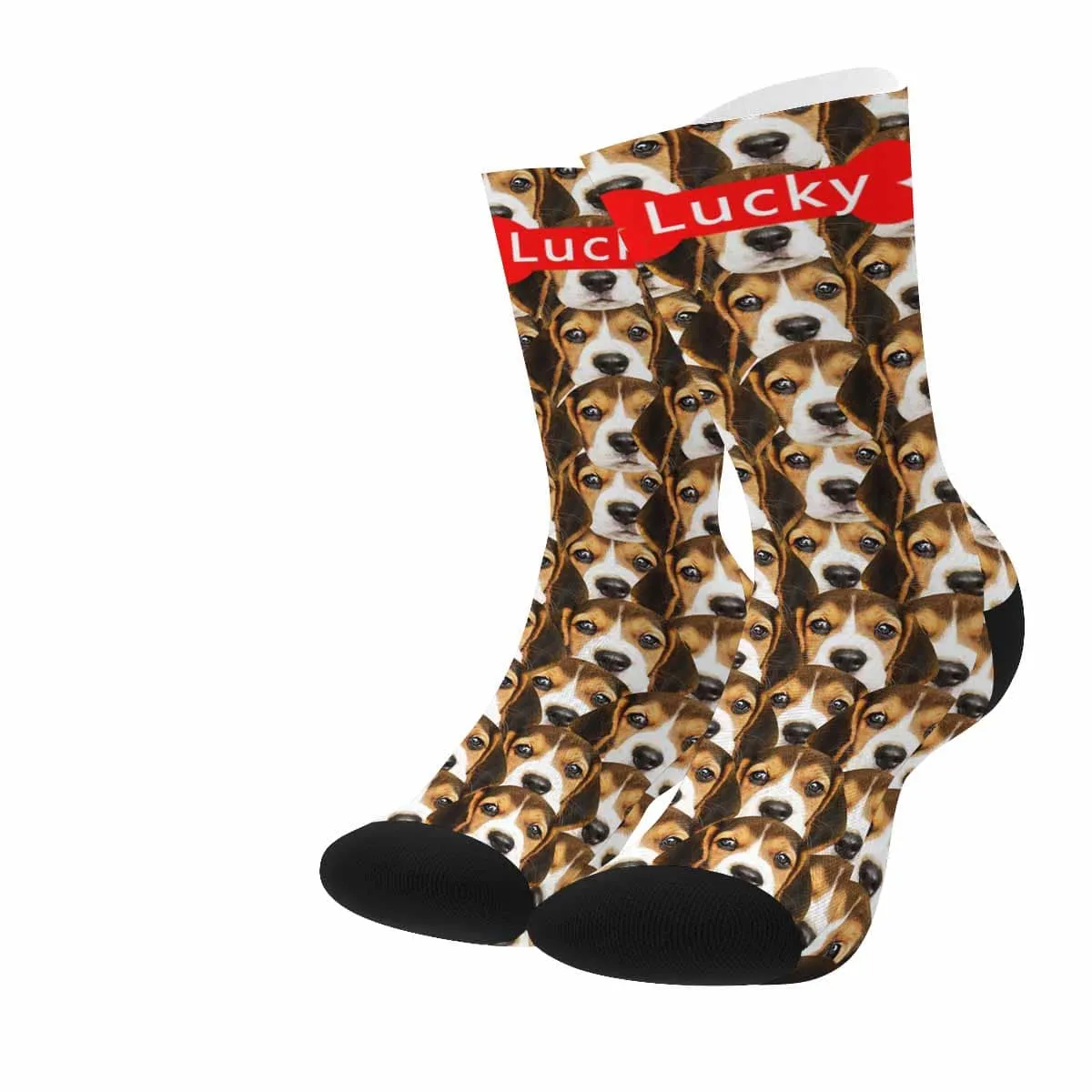 Custom Face&Name Pet Socks