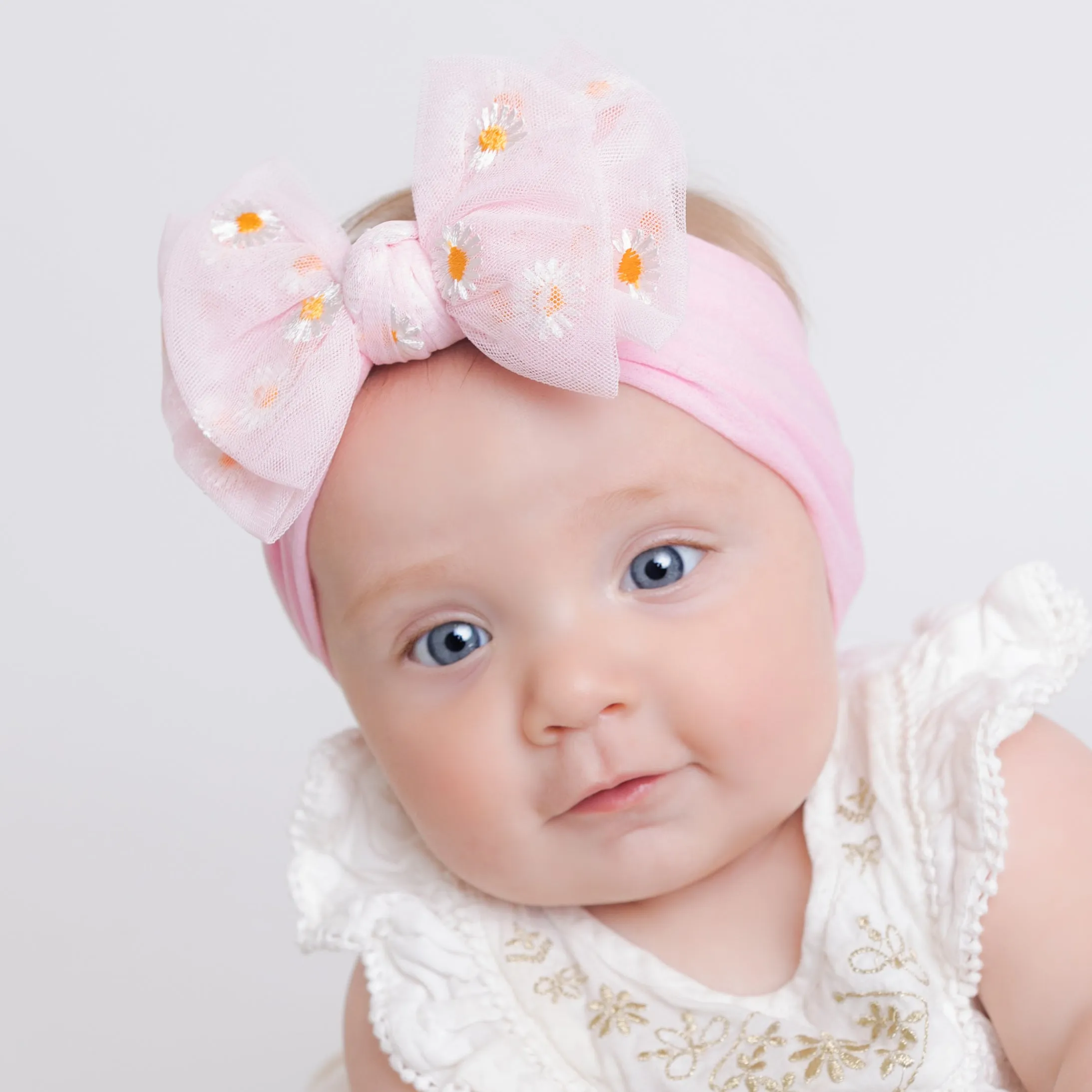 Daisy Flower  Headband - Pink