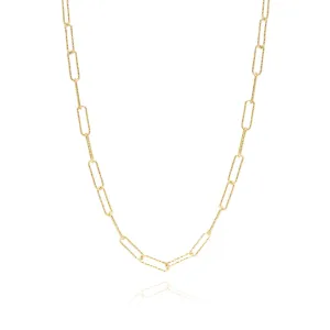 Diamond Cut Chain, 50cm, Gold