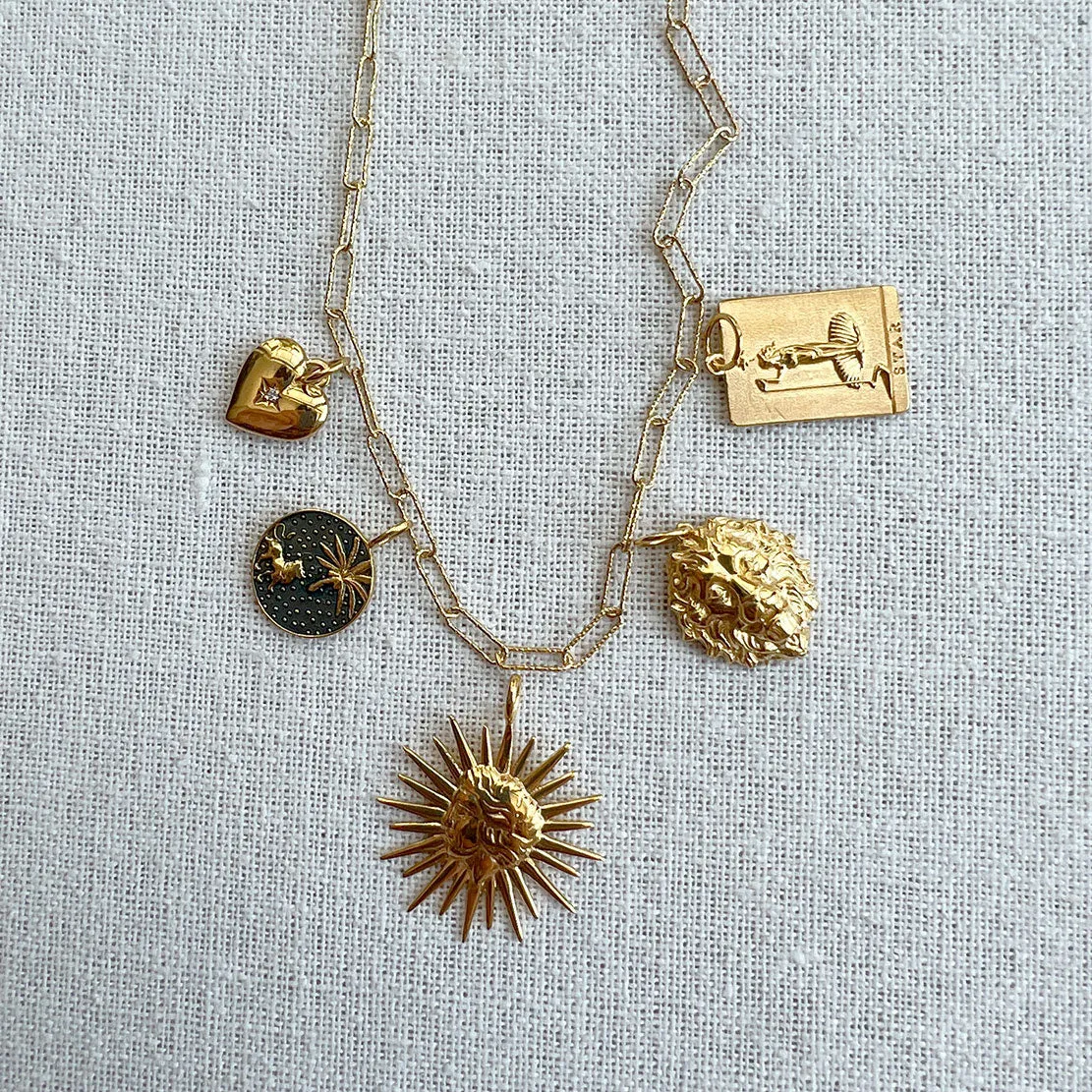 Diamond Cut Chain, 50cm, Gold