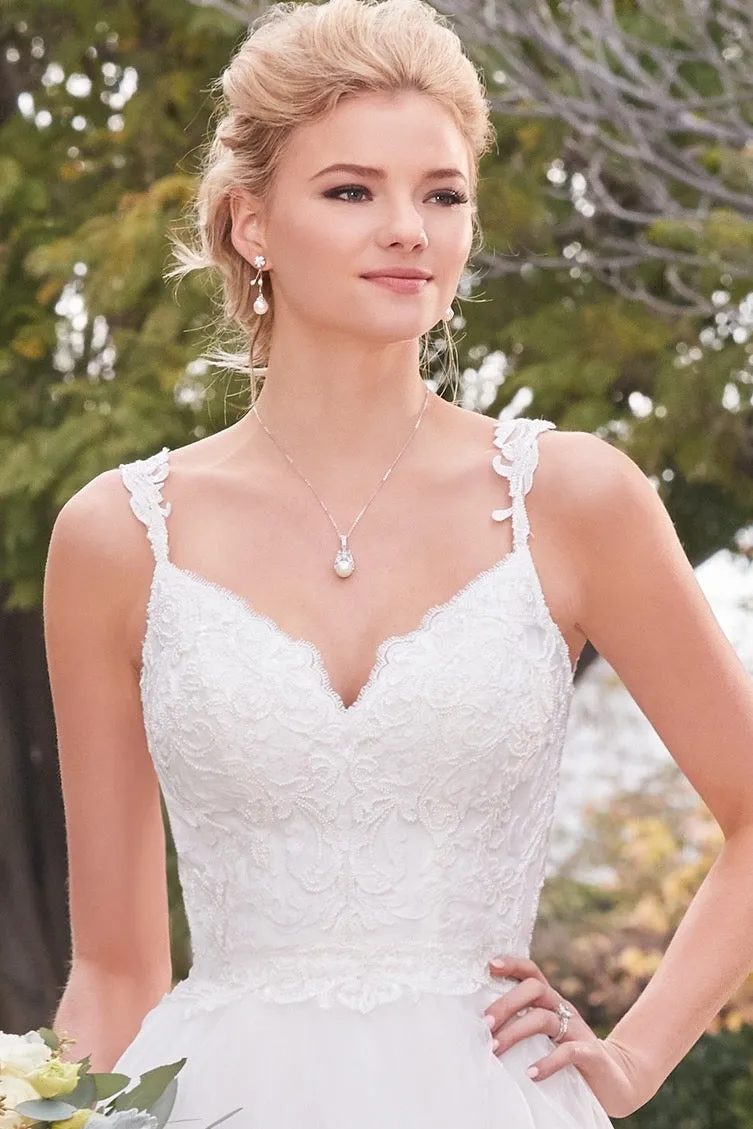 Ettiene Pearl And Crystal Bridal Pendant Necklace