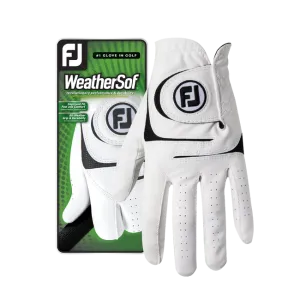 FootJoy WeatherSof Golf Glove White