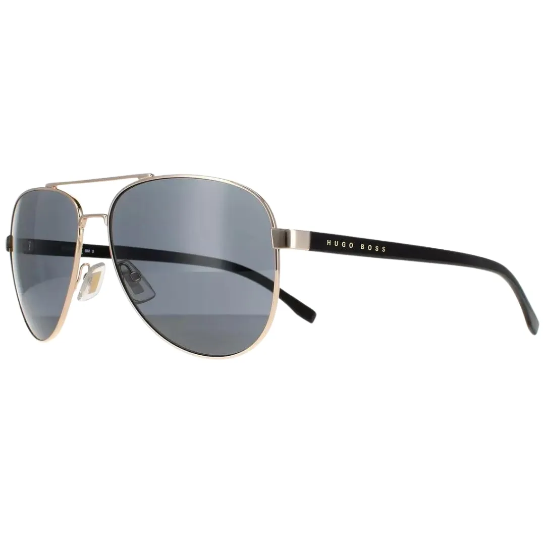 Hugo Boss 0761 0Rhl Ir Gold Sunglasses