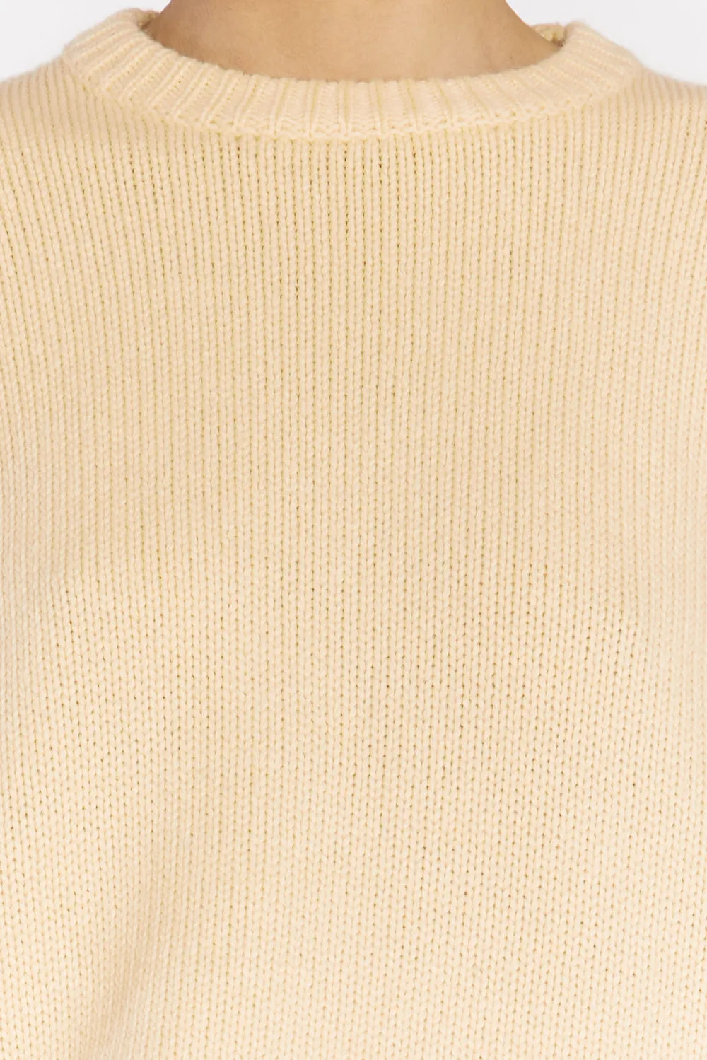 LILAH LEMON LONGLINE KNIT JUMPER