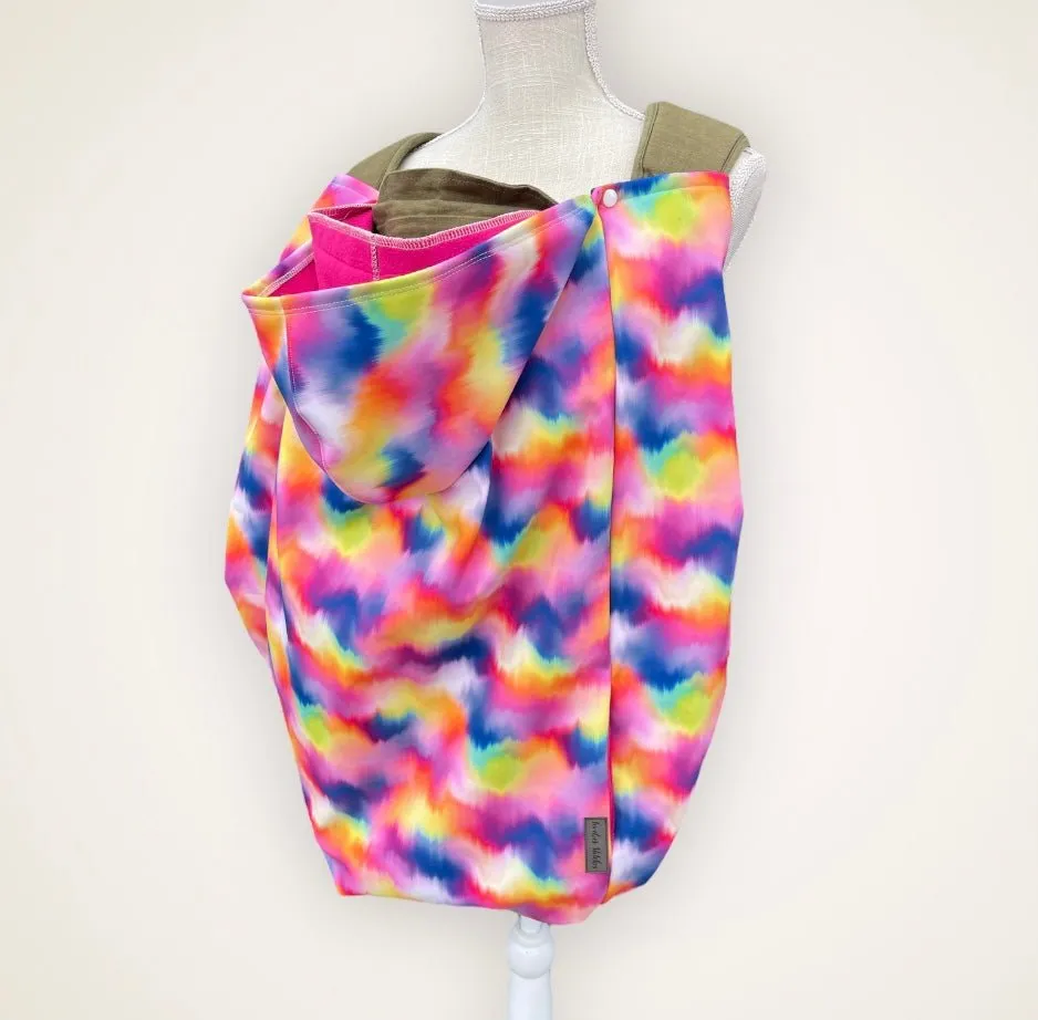 Neon Watercolor- Insulated Wind&Rain Carrier Cover
