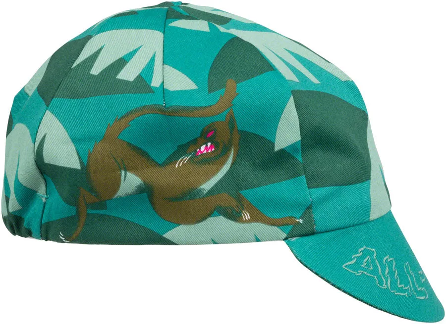 NEW All-City Night Claw Cycling Cap - Teal, Spruce Green, Ochre Brown, One Size