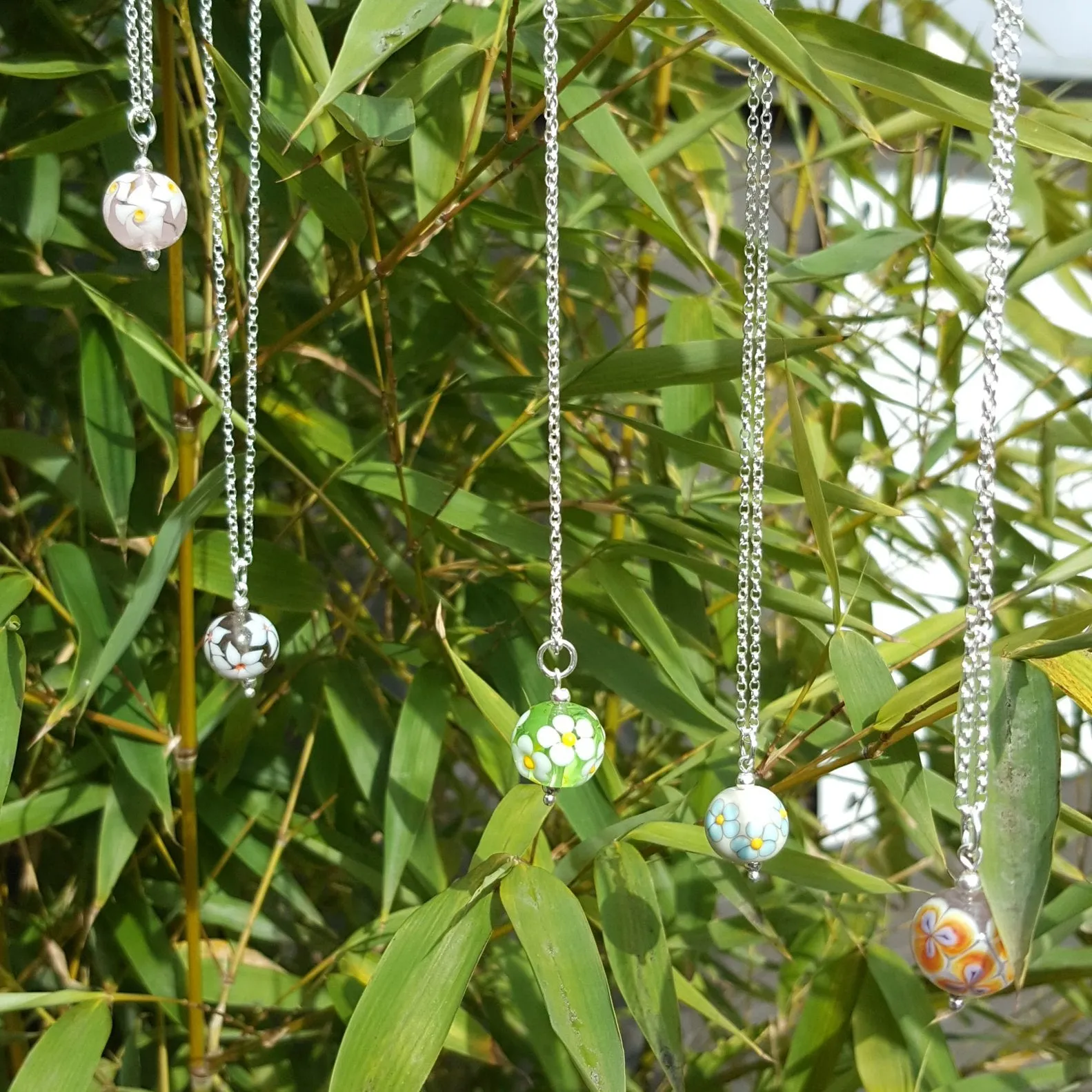 Posy Necklace - Forget me not - Flora Collection