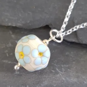 Posy Necklace - Forget me not - Flora Collection