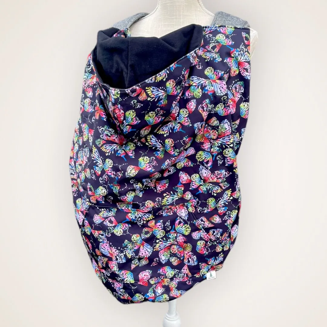 Rainbow Butterfly - Insulated Wind&Rain Carrier Cover