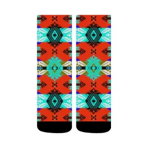 Sovereign Nation Blue Crew Socks