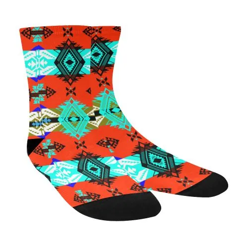 Sovereign Nation Blue Crew Socks