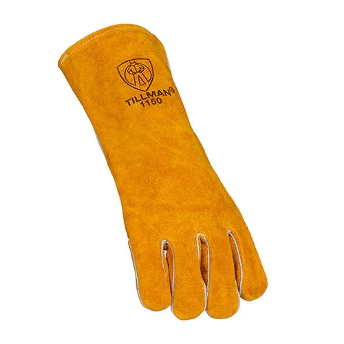 Tillman 1150 Brown Cowhide Welding Gloves, Large