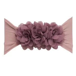 Trio Flower Headband - Amethyst
