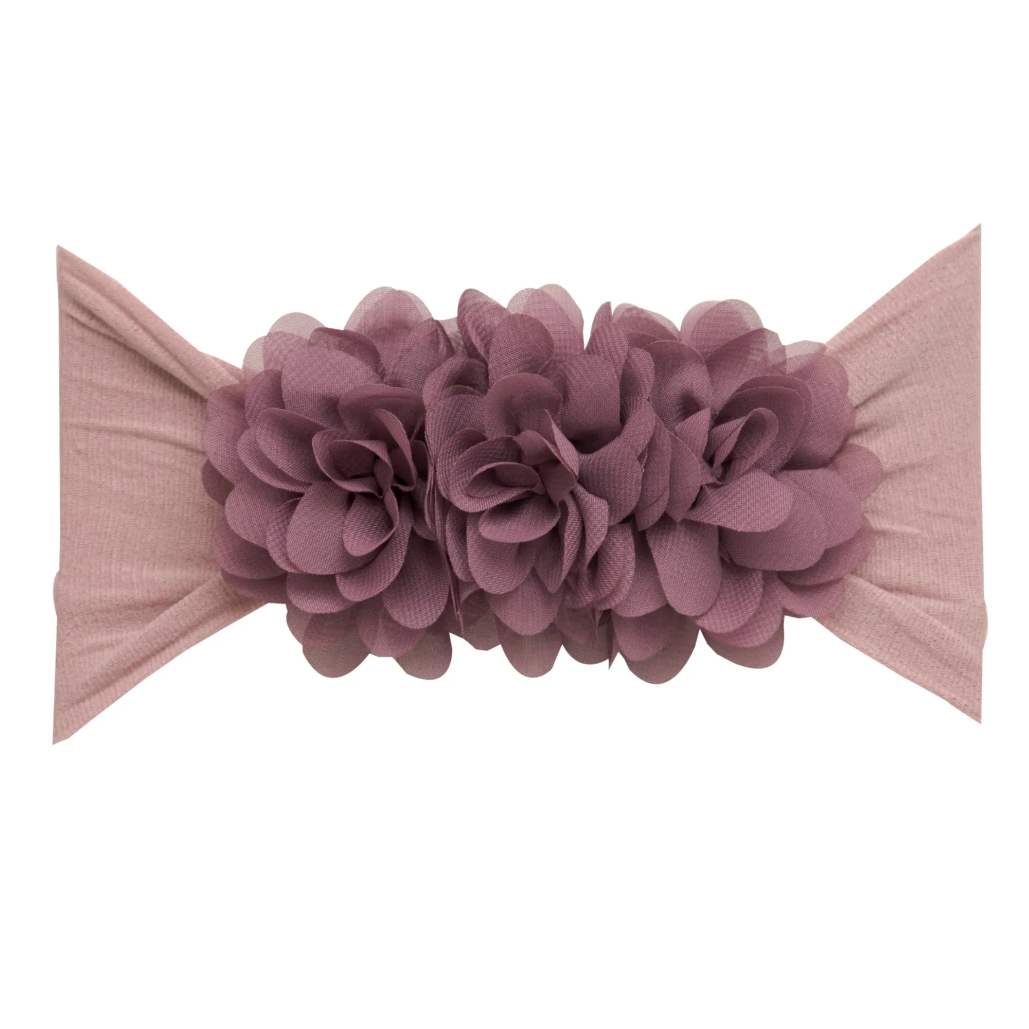 Trio Flower Headband - Amethyst