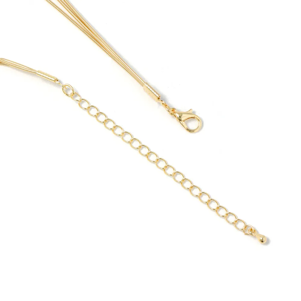 Triple Ball Short Necklace